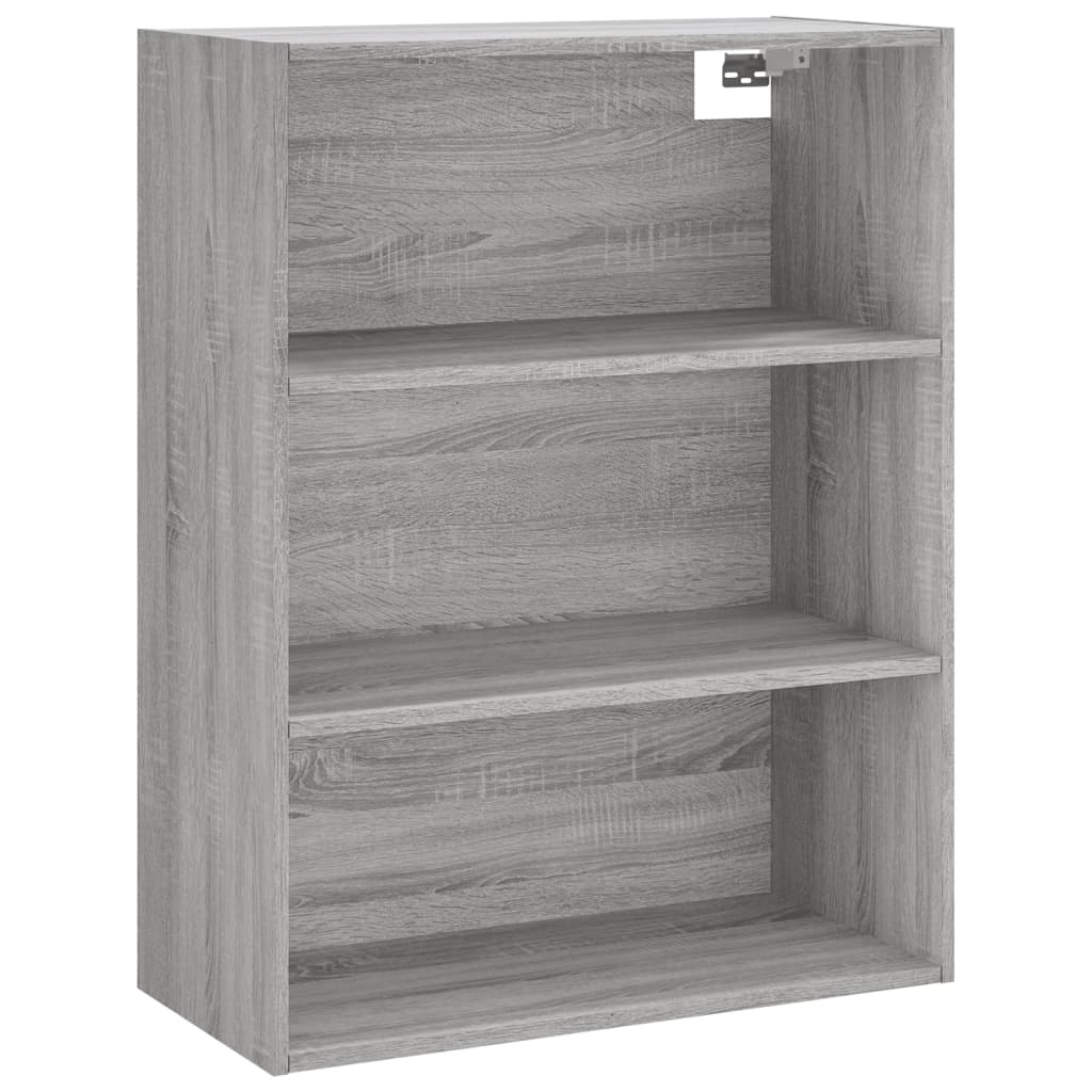 Buffet haut Sonoma gris 69,5x34x180 cm Bois d'ingénierie - XIOS
