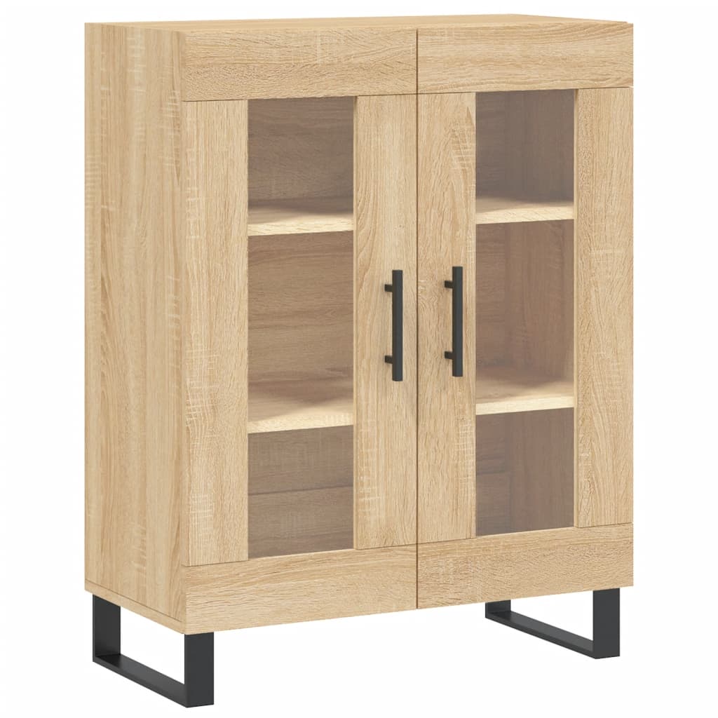 Buffet haut Chêne sonoma 69,5x34x180 cm Bois d'ingénierie - XIOS