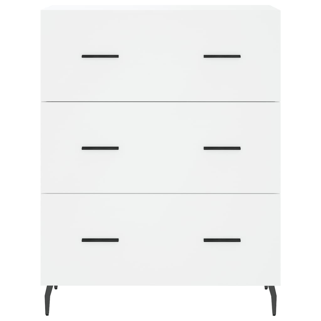 Buffet haut Blanc 69,5x34x180 cm Bois d'ingénierie - XIOS