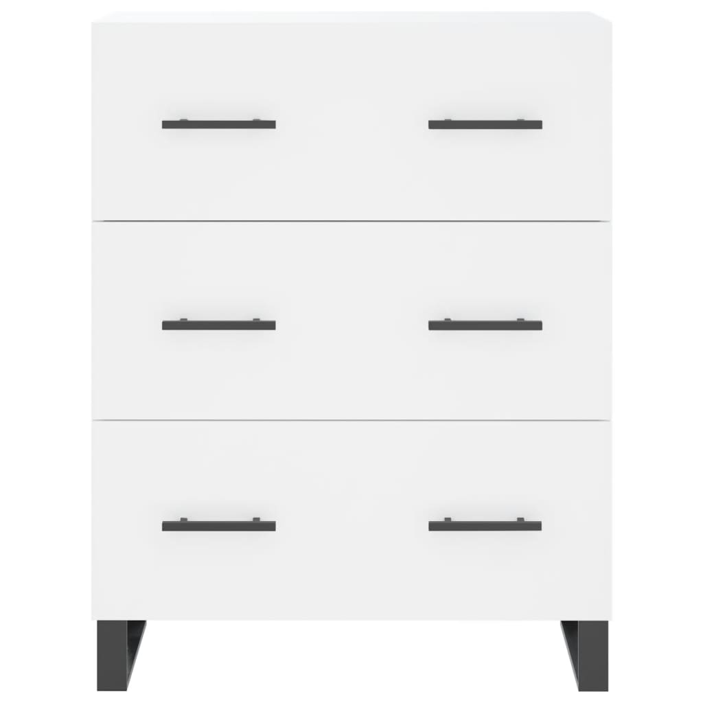 Buffet haut Blanc 69,5x34x180 cm Bois d'ingénierie - XIOS