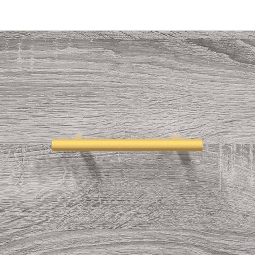 Buffet haut Sonoma gris 69,5x34x180 cm Bois d'ingénierie - XIOS