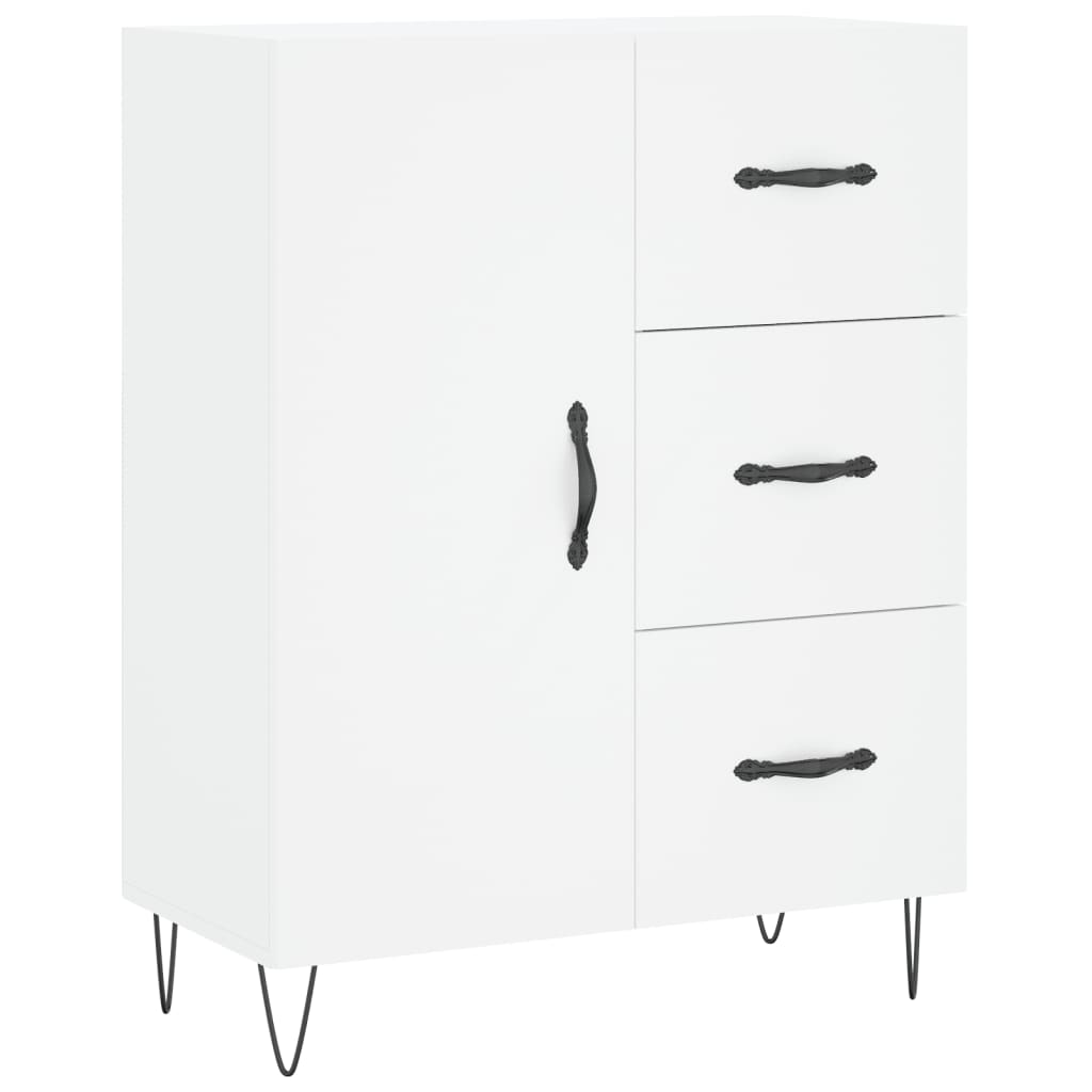Buffet haut Blanc 69,5x34x180 cm Bois d'ingénierie - XIOS