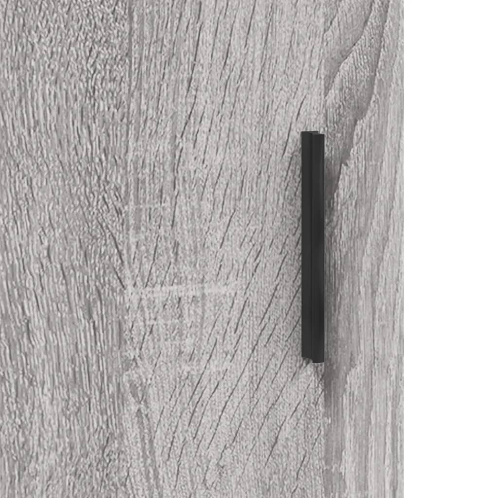 Buffet haut Sonoma gris 69,5x34x180 cm Bois d'ingénierie - XIOS