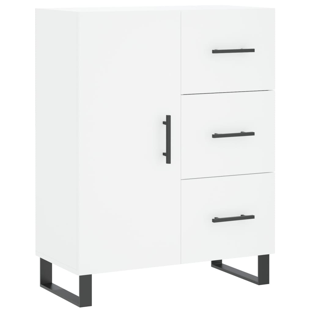 Buffet haut Blanc 69,5x34x180 cm Bois d'ingénierie - XIOS