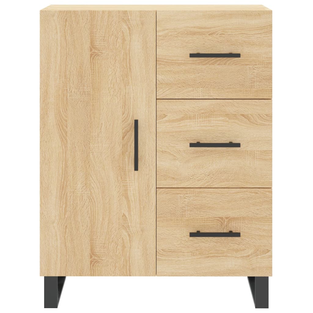 Buffet haut Chêne sonoma 69,5x34x180 cm Bois d'ingénierie - XIOS