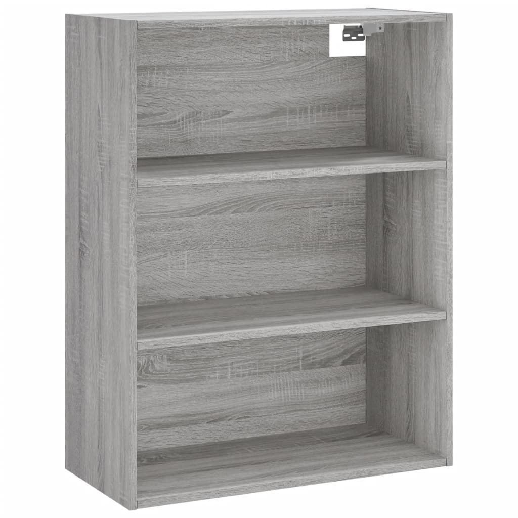 Buffet haut Sonoma gris 69,5x34x180 cm Bois d'ingénierie - XIOS