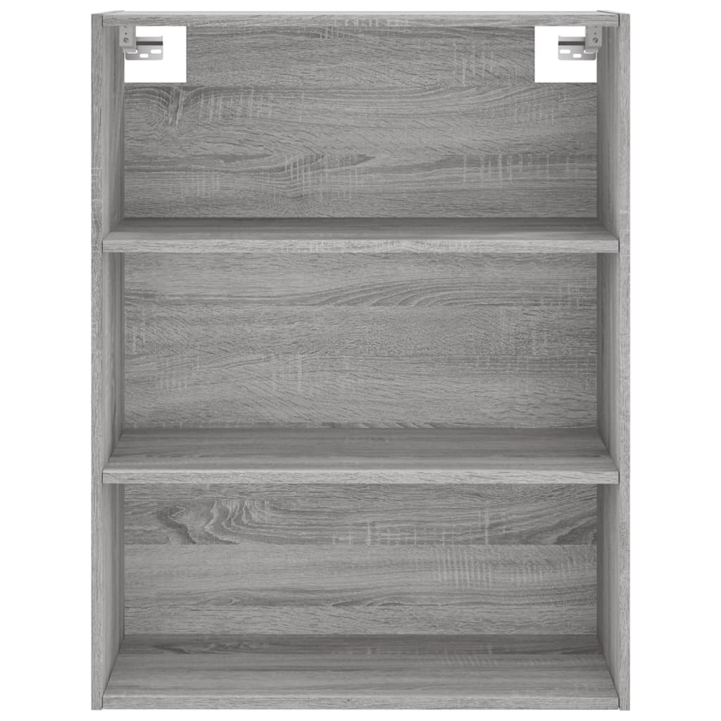 Buffet haut Sonoma gris 69,5x34x180 cm Bois d'ingénierie - XIOS