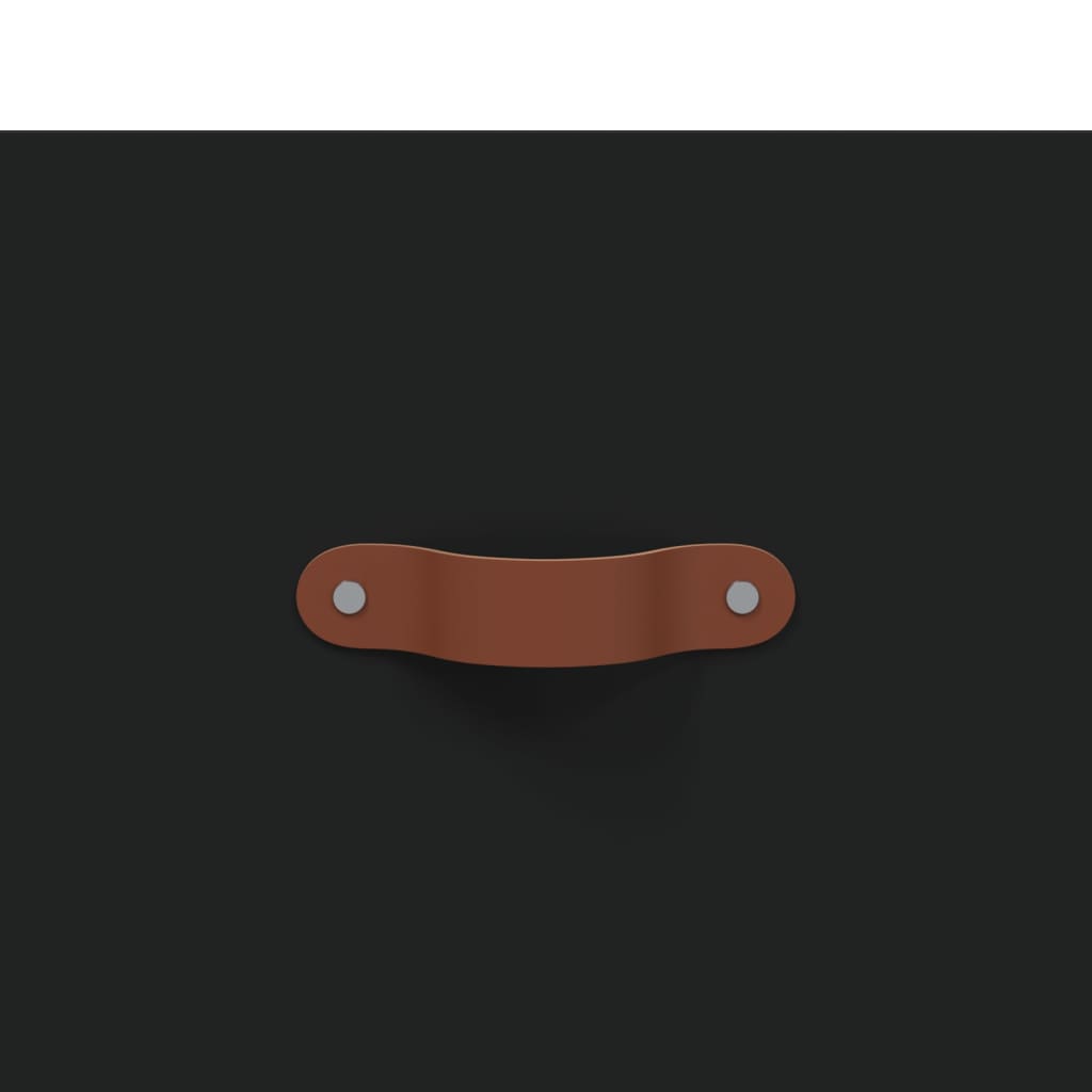 Buffet haut Noir 69,5x34x180 cm Bois d'ingénierie - XIOS