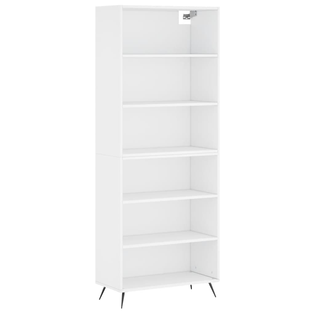 Buffet blanc 69,5x32,5x180 cm bois d'ingénierie - XIOS