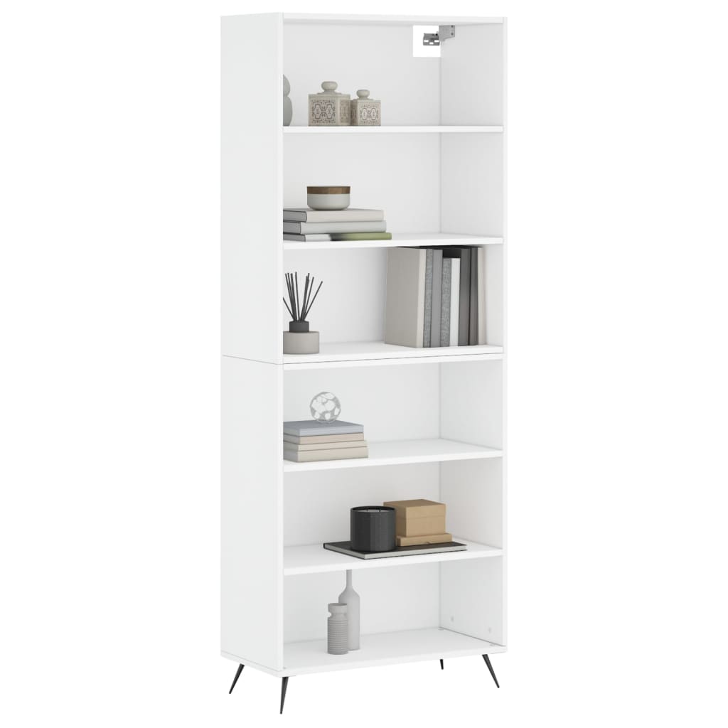 Buffet blanc 69,5x32,5x180 cm bois d'ingénierie - XIOS