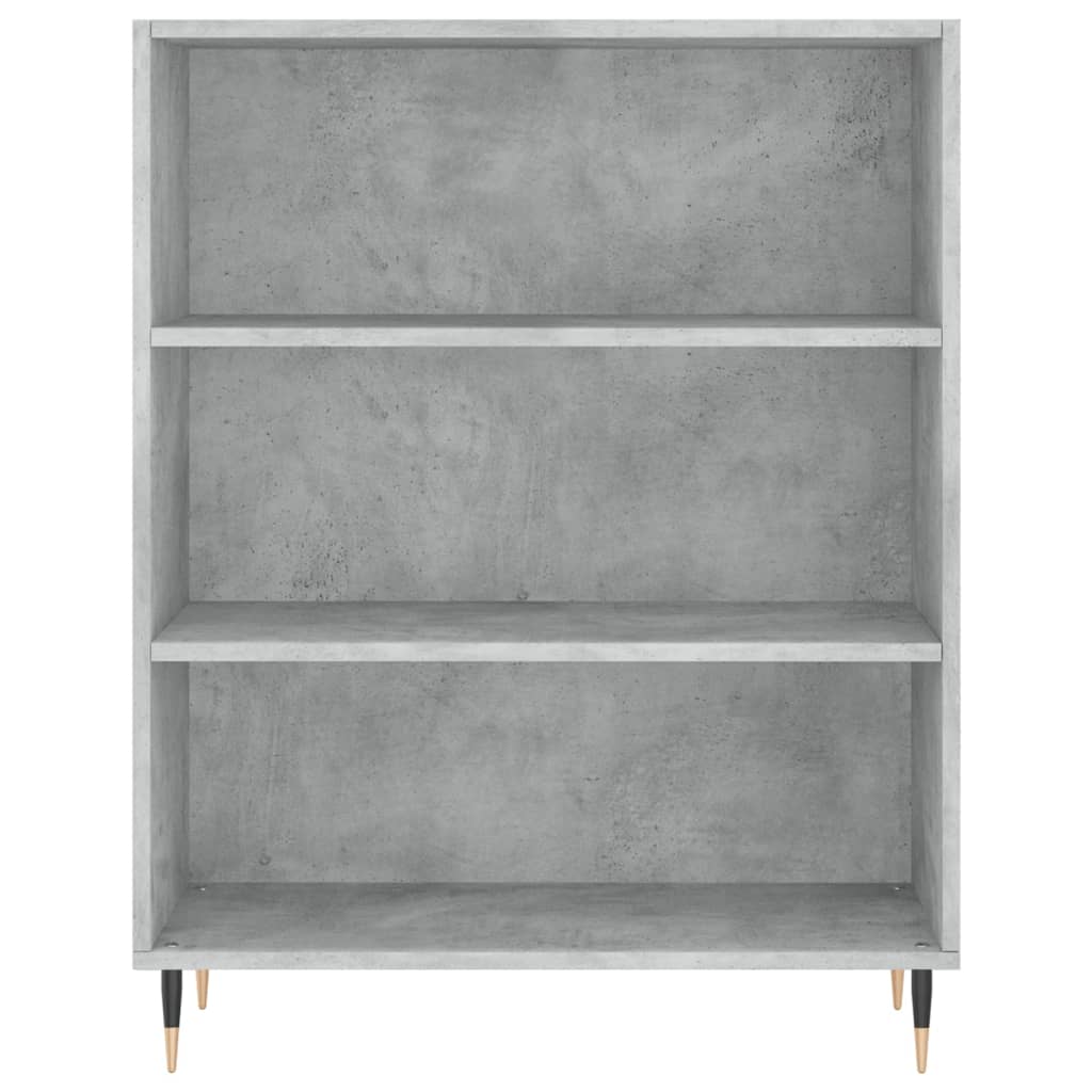 Buffet gris béton 69,5x32,5x180 cm bois d'ingénierie - XIOS