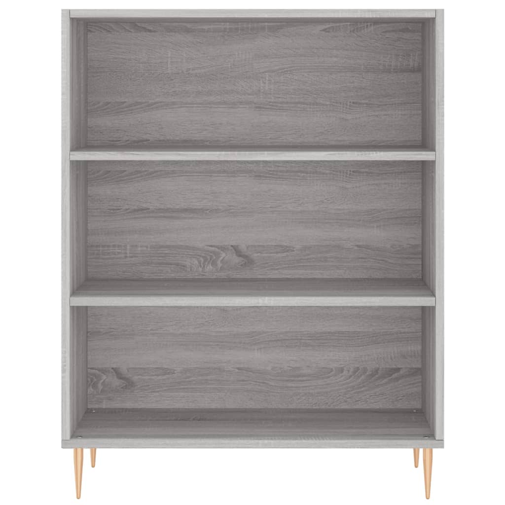 Buffet sonoma gris 69,5x32,5x180 cm bois d'ingénierie - XIOS