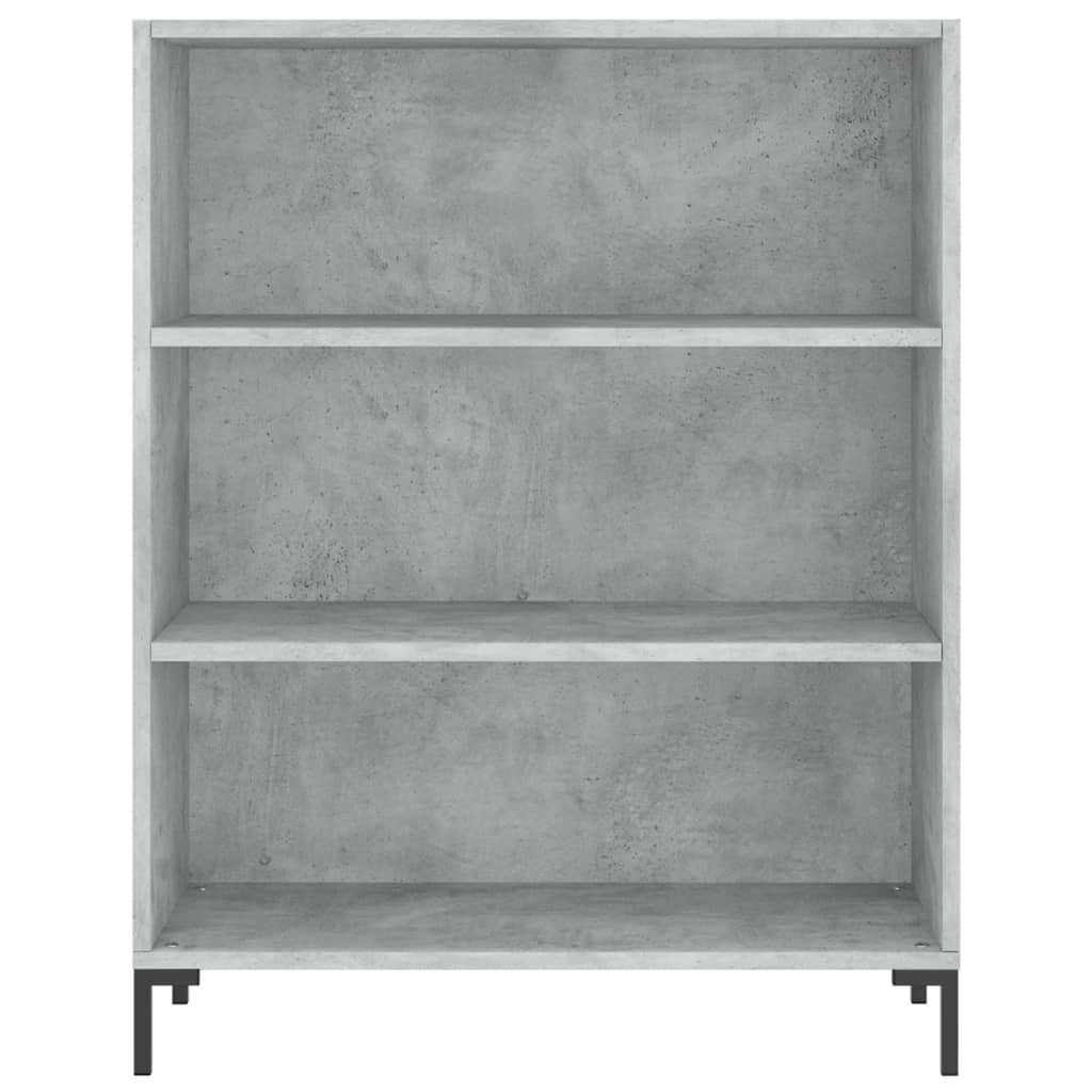 Buffet gris béton 69,5x32,5x180 cm bois d'ingénierie - XIOS