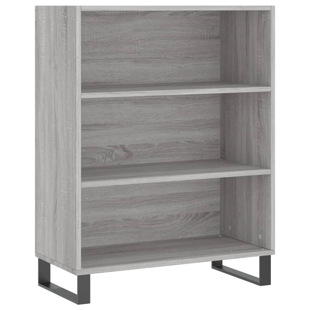 Buffet sonoma gris 69,5x32,5x180 cm bois d'ingénierie - XIOS