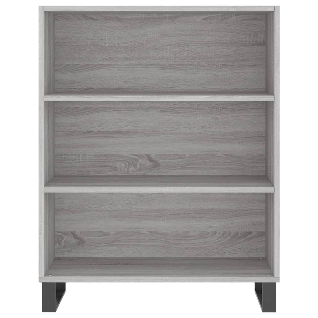 Buffet sonoma gris 69,5x32,5x180 cm bois d'ingénierie - XIOS