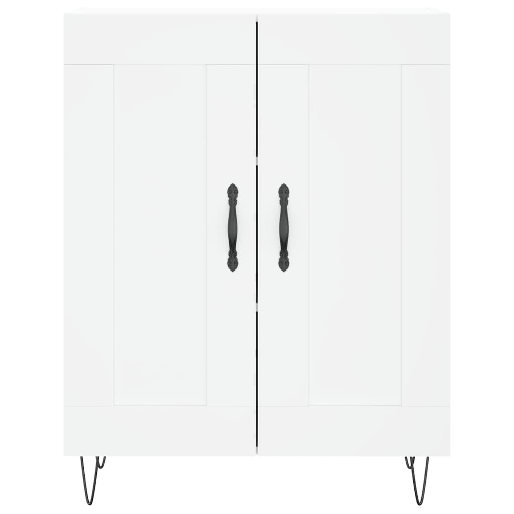 Buffet haut Blanc 69,5x34x180 cm Bois d'ingénierie - XIOS