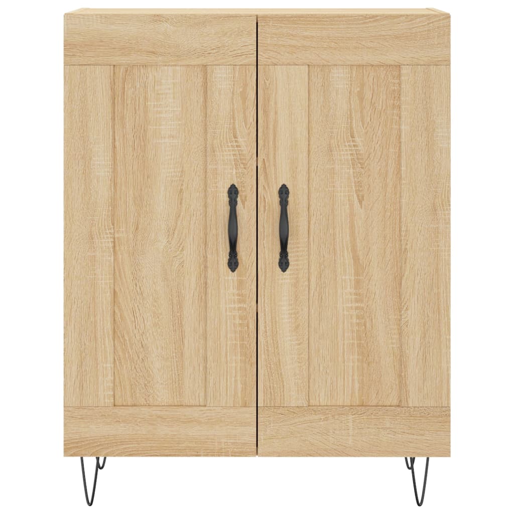 Buffet haut Chêne sonoma 69,5x34x180 cm Bois d'ingénierie - XIOS