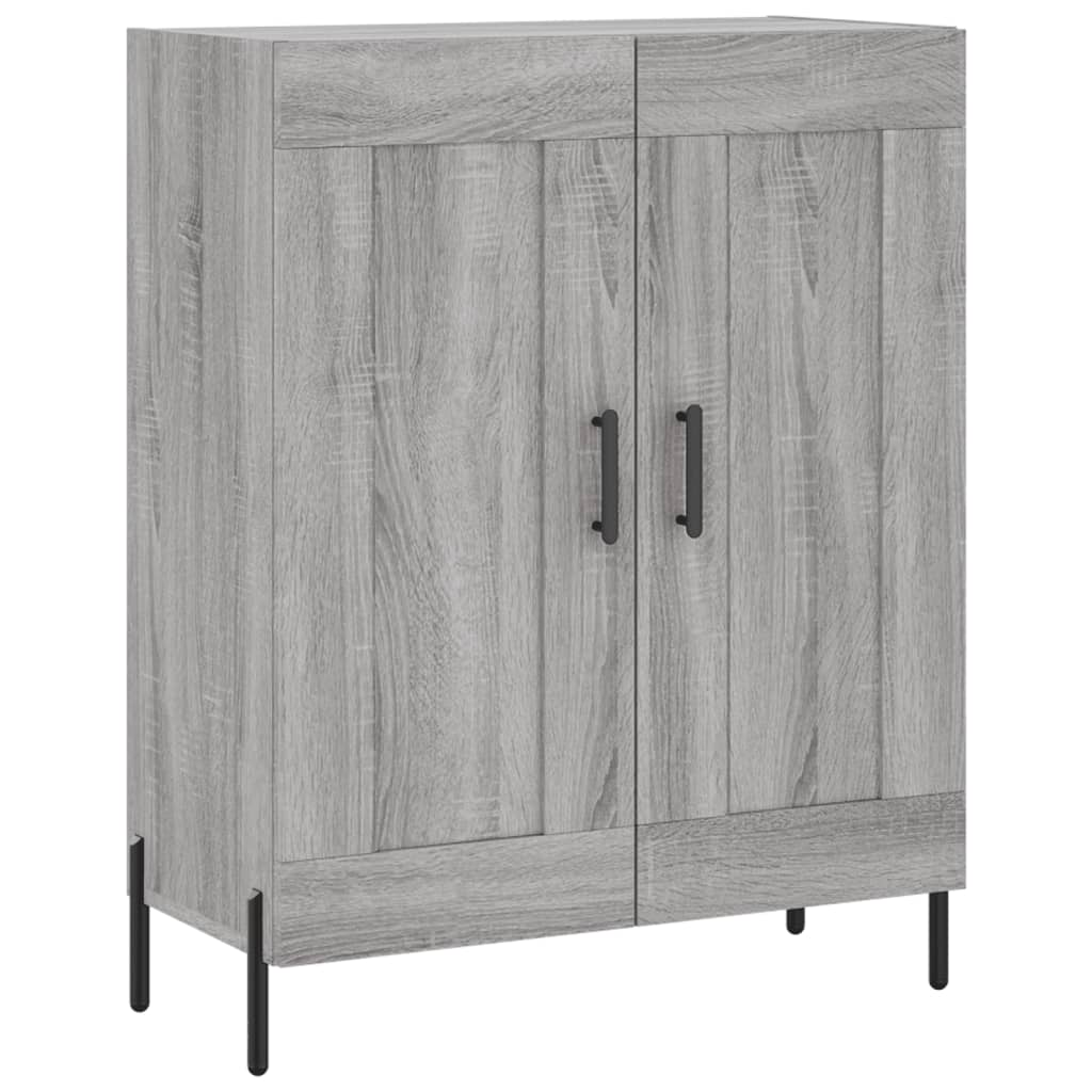 Buffet haut Sonoma gris 69,5x34x180 cm Bois d'ingénierie - XIOS