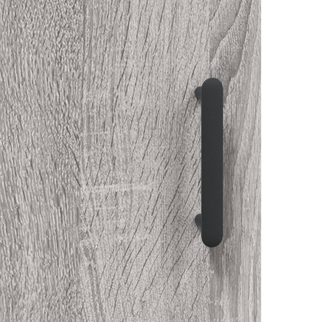 Buffet haut Sonoma gris 69,5x34x180 cm Bois d'ingénierie - XIOS