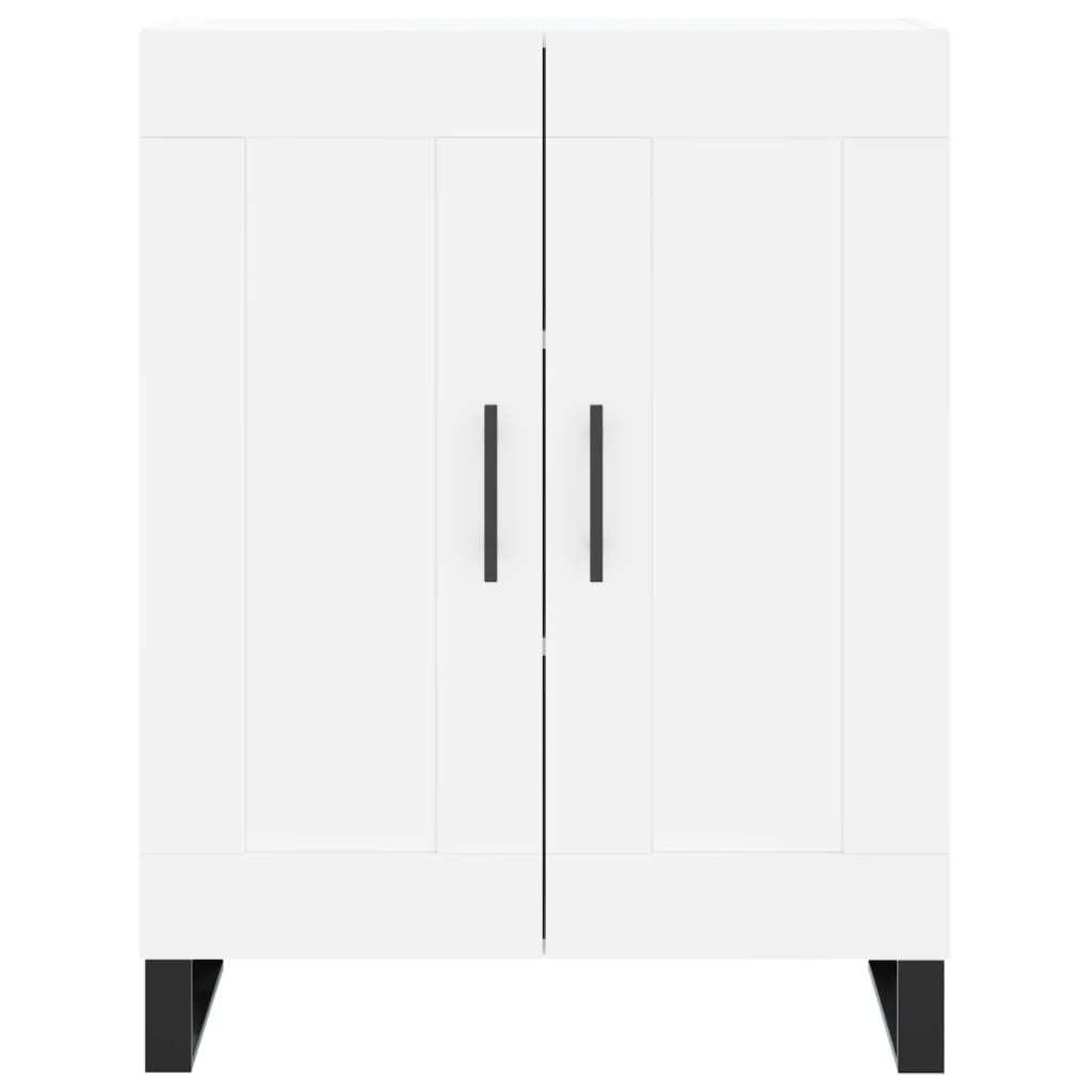 Buffet haut Blanc 69,5x34x180 cm Bois d'ingénierie - XIOS
