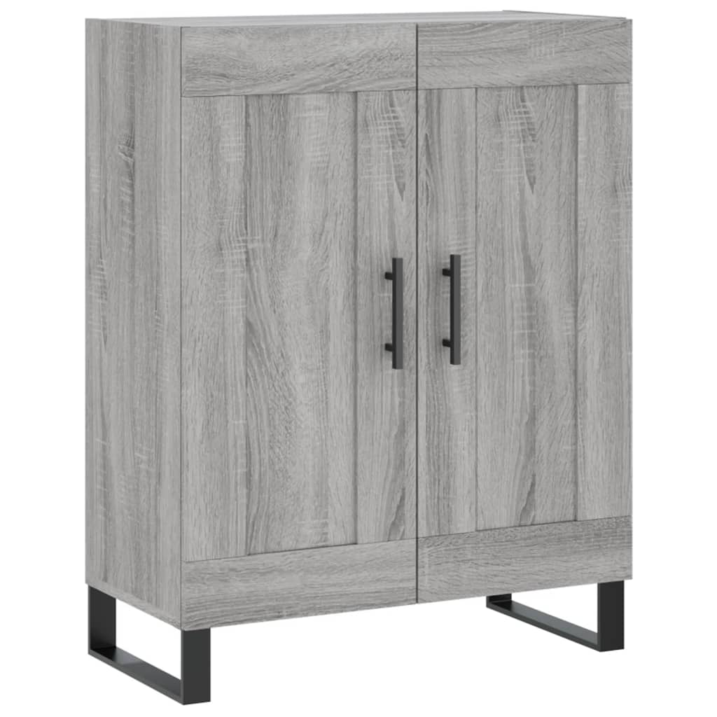Buffet haut Sonoma gris 69,5x34x180 cm Bois d'ingénierie - XIOS