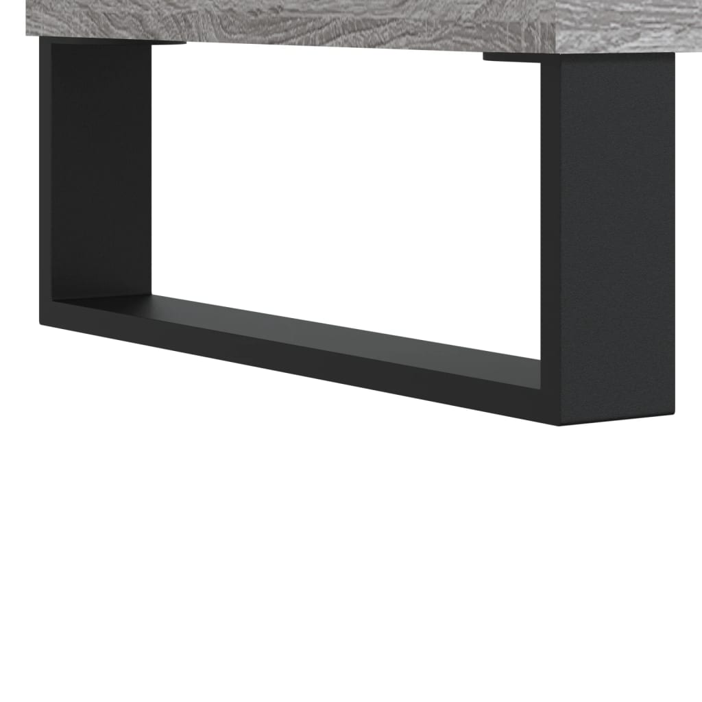 Buffet haut Sonoma gris 69,5x34x180 cm Bois d'ingénierie - XIOS