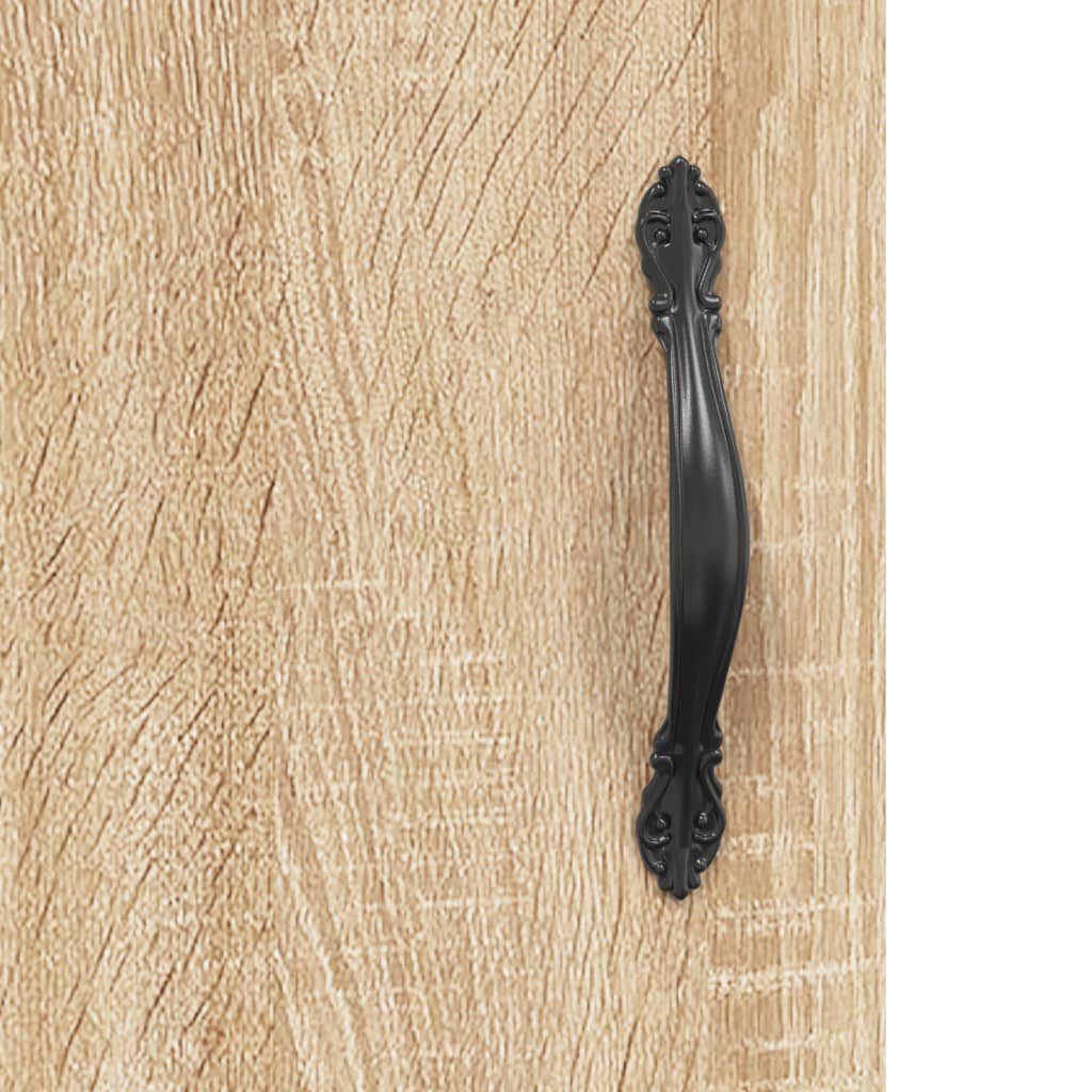 Buffet haut Chêne sonoma 69,5x34x180 cm Bois d'ingénierie - XIOS
