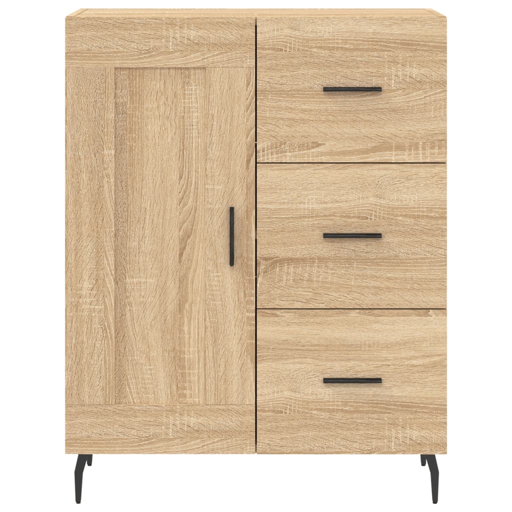 Buffet haut Chêne sonoma 69,5x34x180 cm Bois d'ingénierie - XIOS