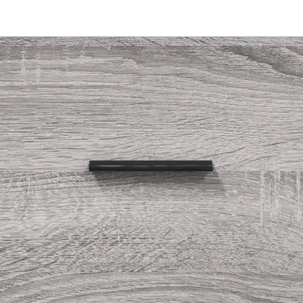 Buffet haut Sonoma gris 69,5x34x180 cm Bois d'ingénierie - XIOS