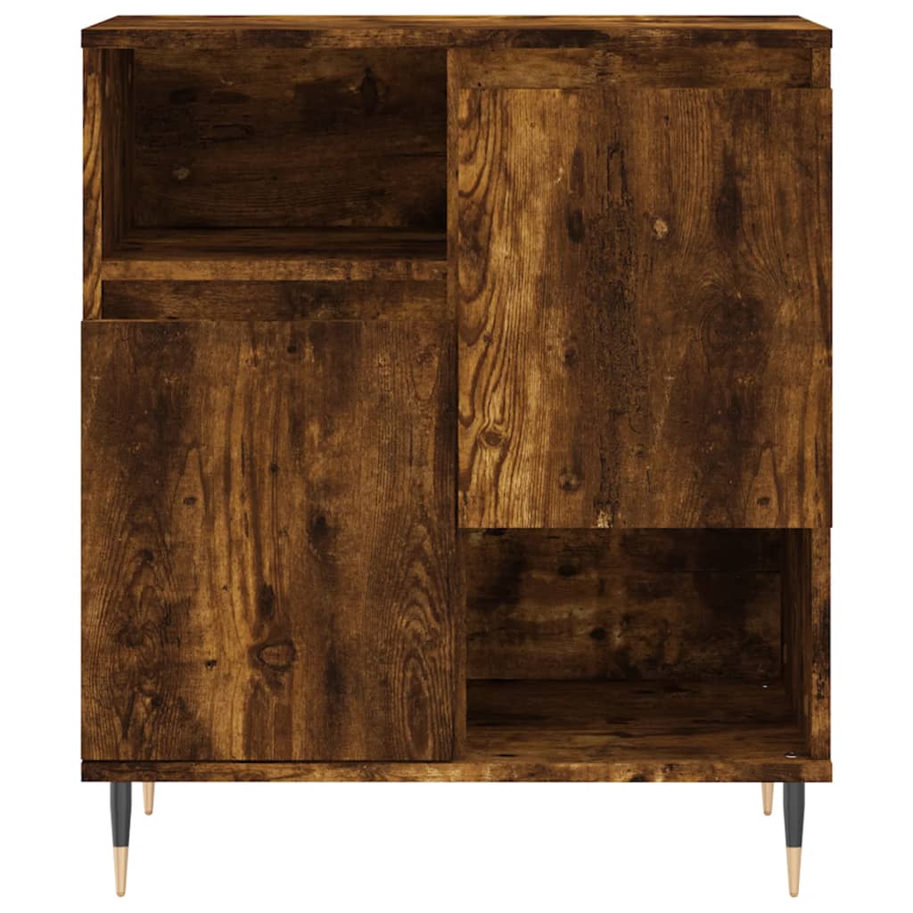 Buffets 2 pcs chêne fumé bois d'ingénierie - XIOS