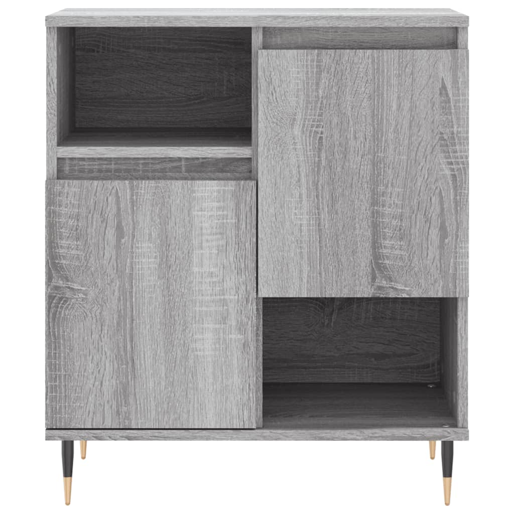 Buffets 2 pcs sonoma gris bois d'ingénierie - XIOS