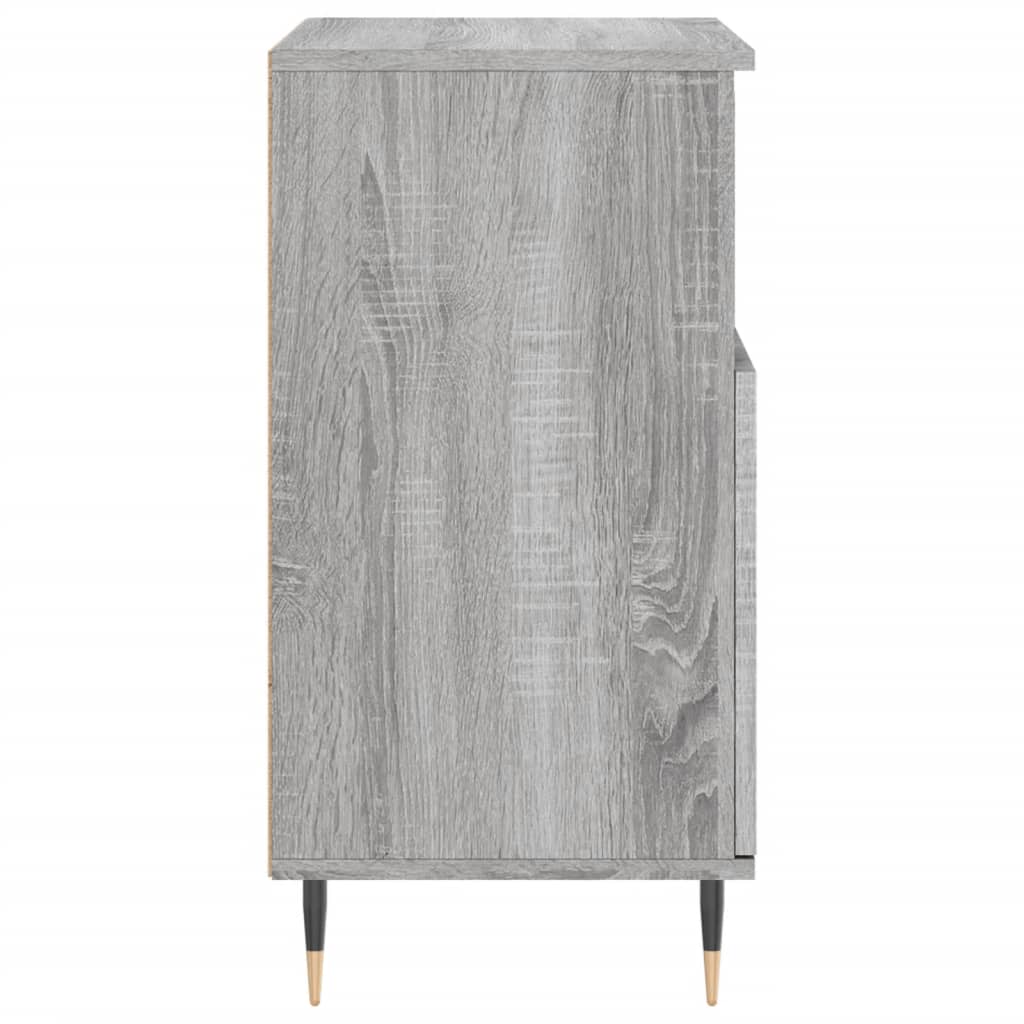 Buffets 2 pcs sonoma gris bois d'ingénierie - XIOS