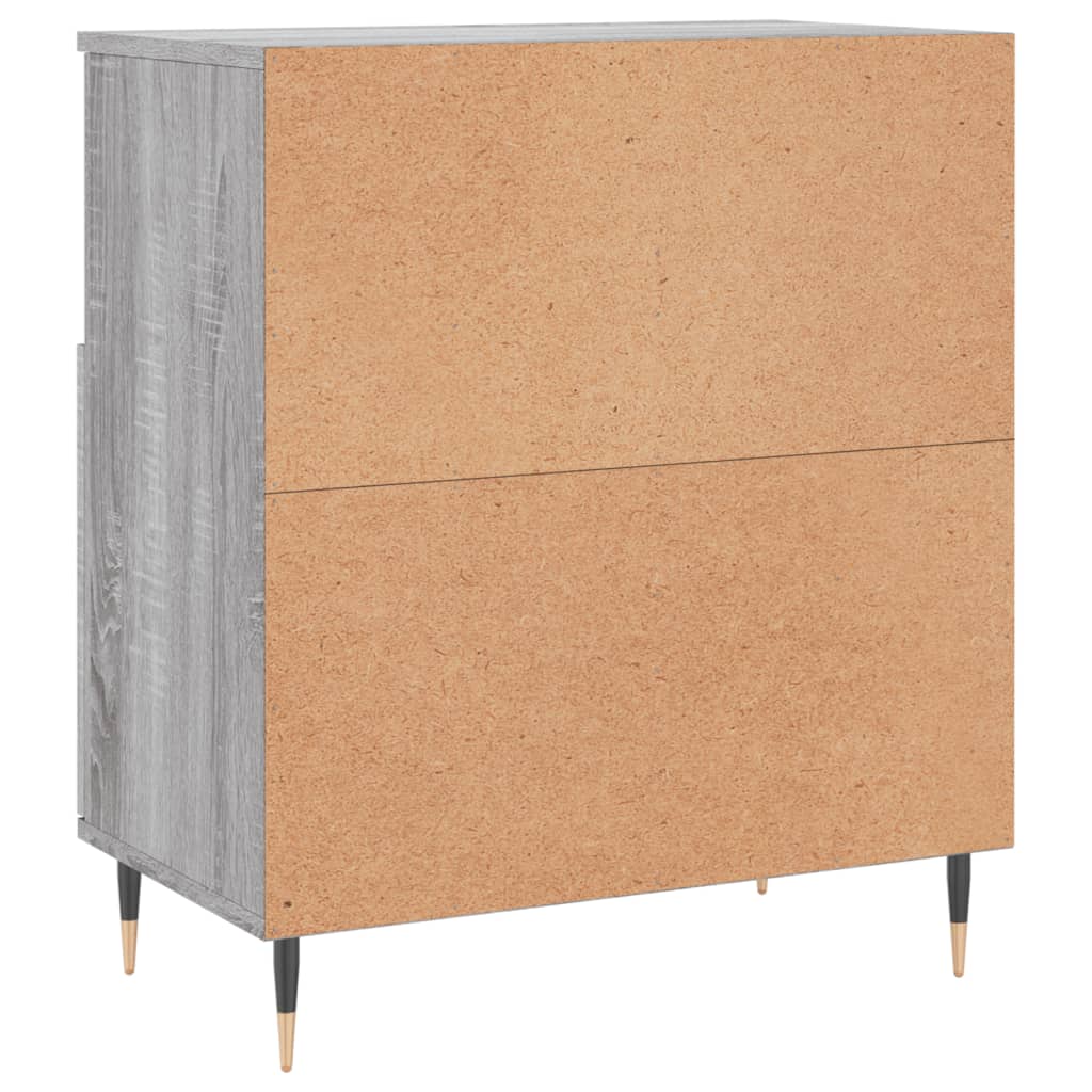 Buffets 2 pcs sonoma gris bois d'ingénierie - XIOS