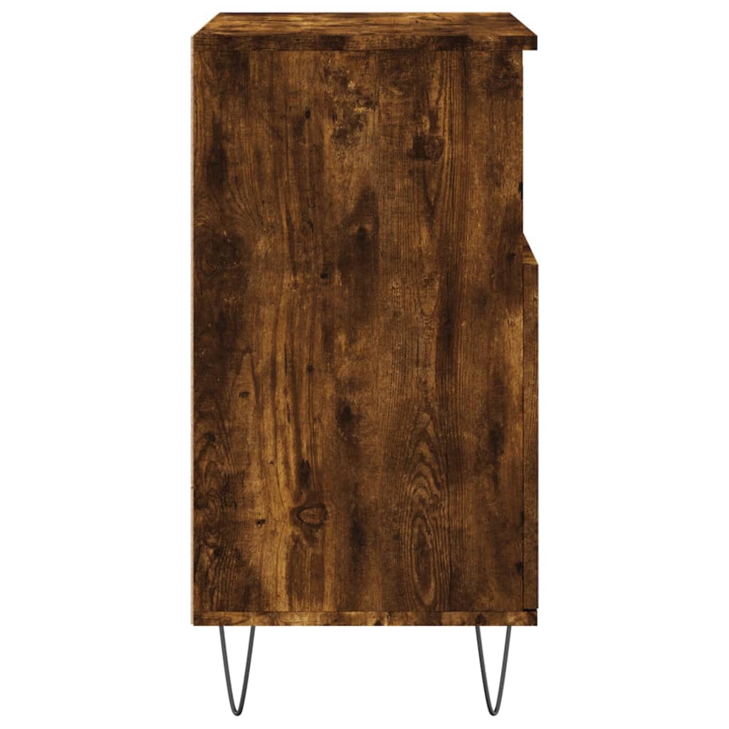Buffets 2 pcs chêne fumé bois d'ingénierie - XIOS