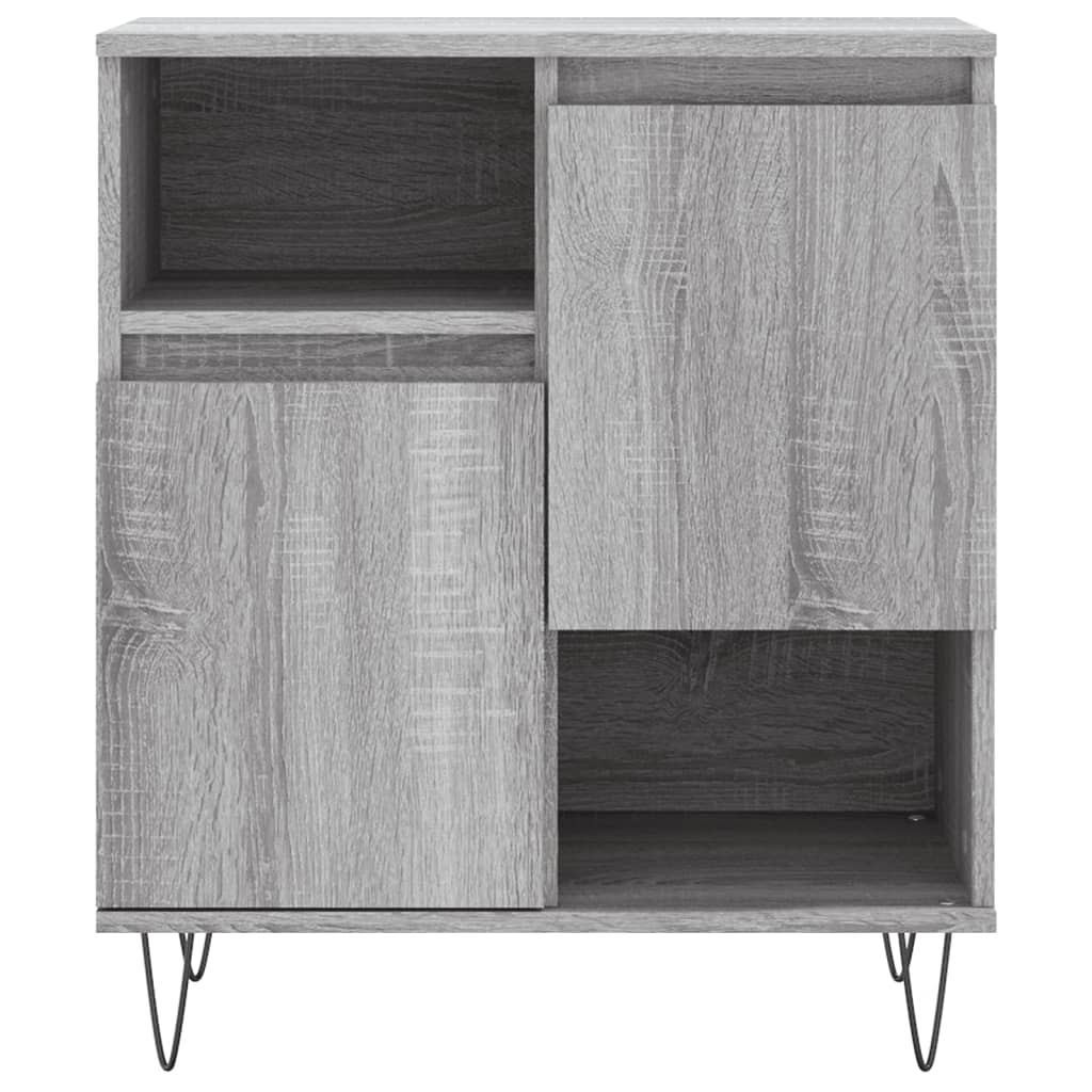 Buffets 2 pcs sonoma gris bois d'ingénierie - XIOS