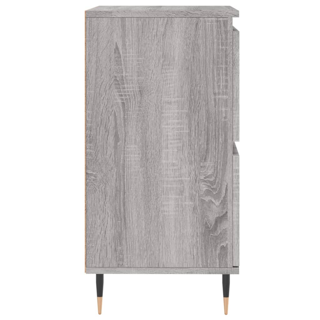 Buffets 2 pcs sonoma gris bois d'ingénierie - XIOS