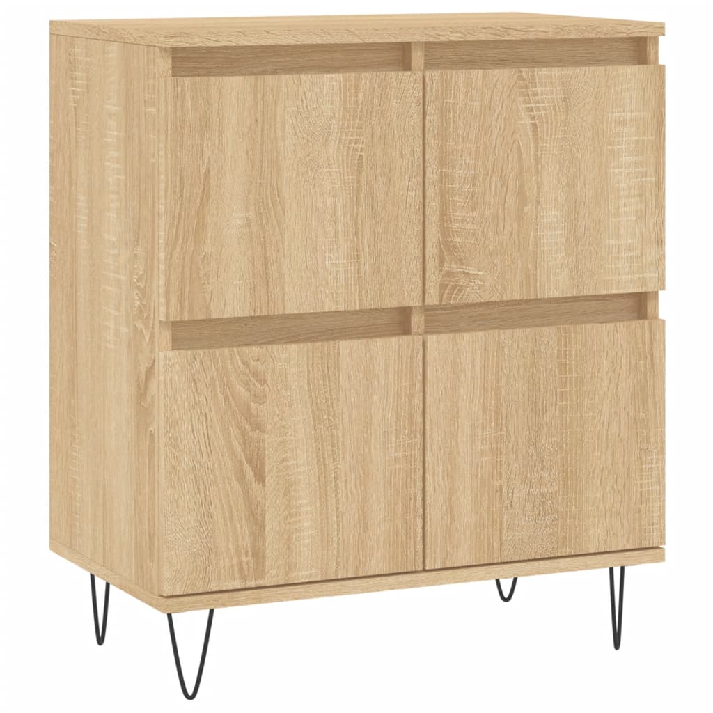 Buffets 3 pcs Chêne sonoma Bois d'ingénierie - XIOS