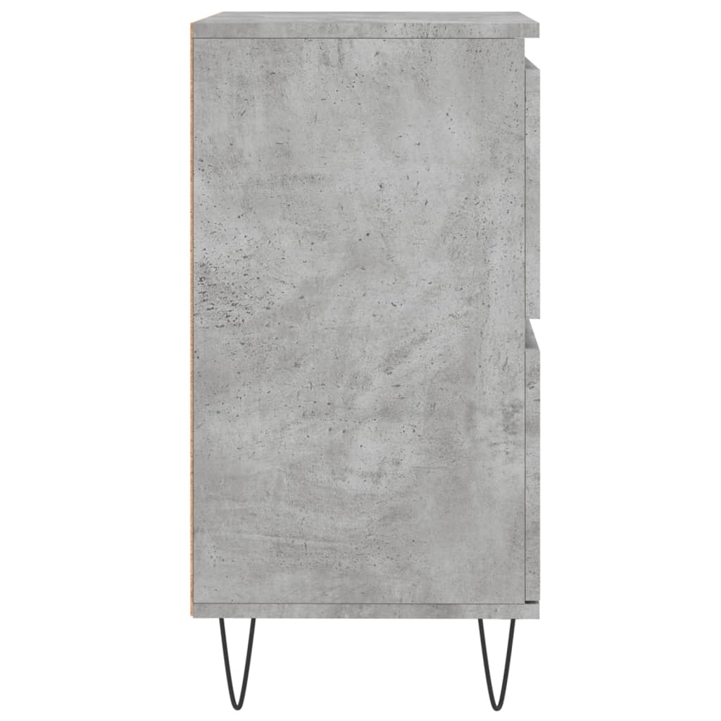 Buffets 3 pcs gris béton bois d'ingénierie - XIOS
