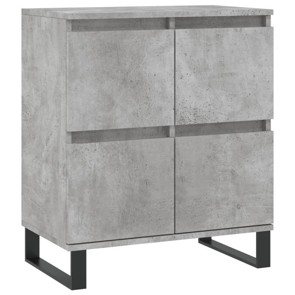 Buffets 3 pcs gris béton bois d'ingénierie - XIOS