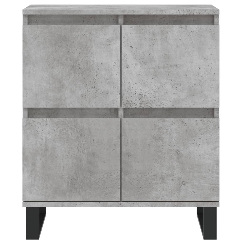 Buffets 3 pcs gris béton bois d'ingénierie - XIOS
