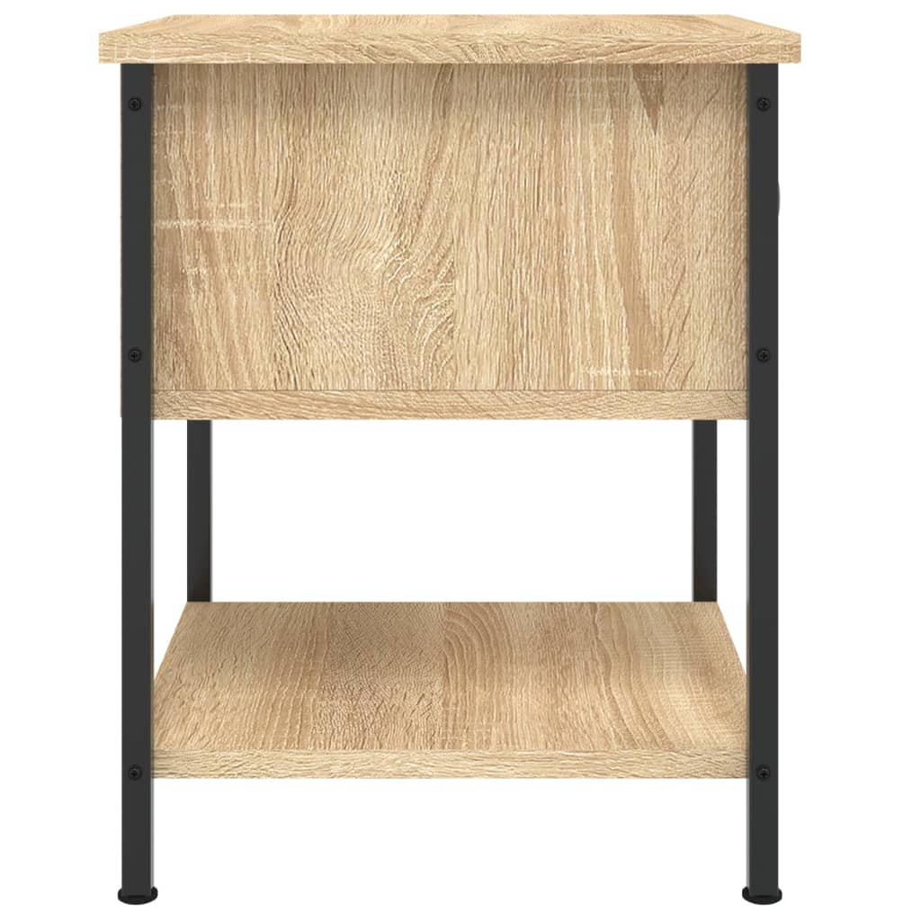 Table de chevet chêne sonoma 34x35,5x45 cm bois d'ingénierie - XIOS