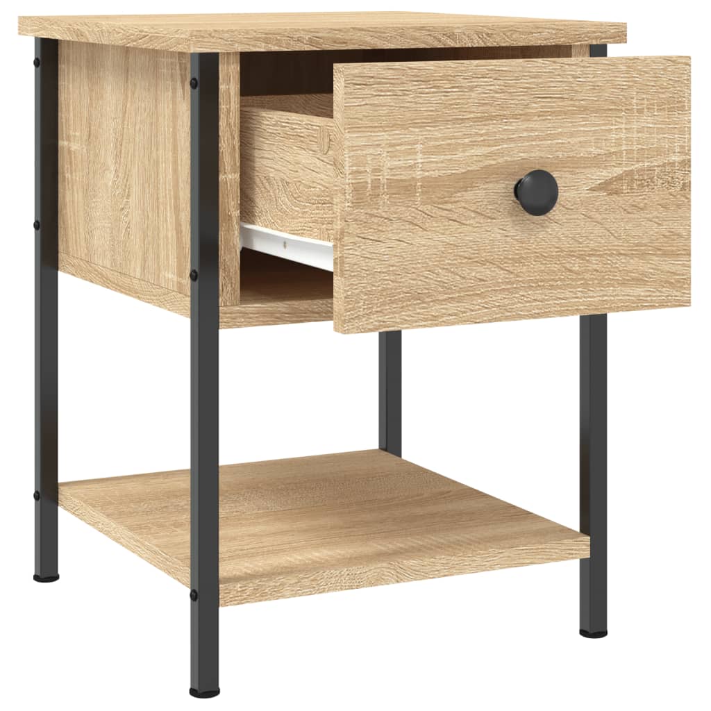 Tables de chevet 2 pcs chêne sonoma 34x35,5x45 cm - XIOS