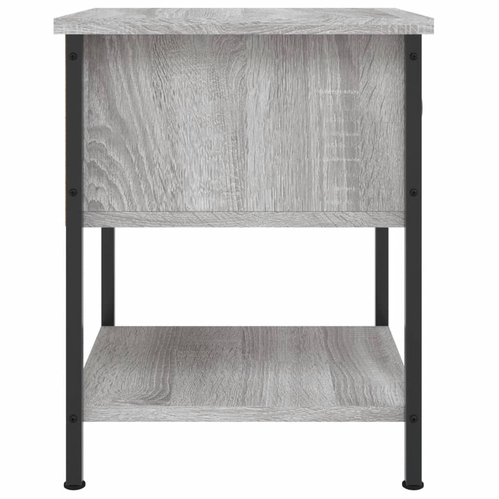 Tables de chevet 2 pcs sonoma gris 34x35,5x45cm bois ingénierie - XIOS