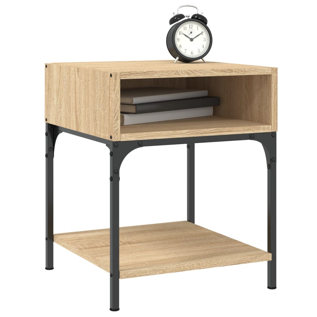 Table de chevet chêne sonoma 40x41x50 cm bois d'ingénierie - XIOS