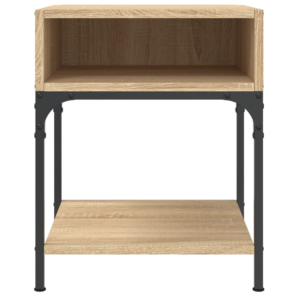Table de chevet chêne sonoma 40x41x50 cm bois d'ingénierie - XIOS
