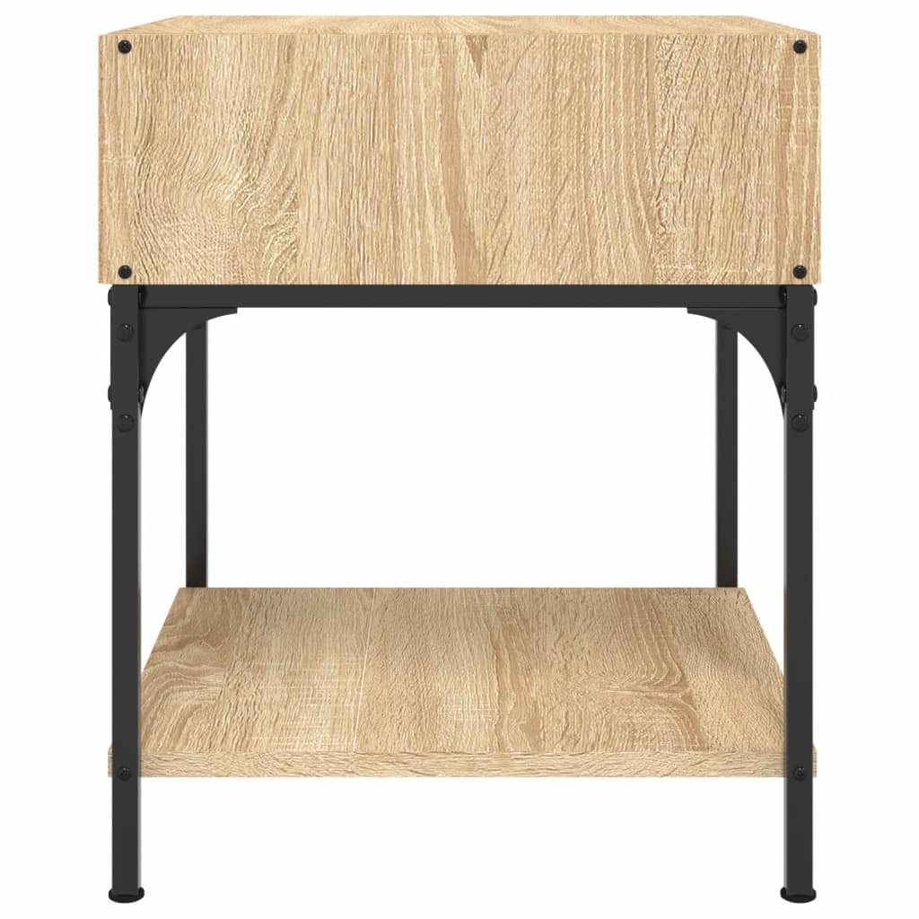 Table de chevet chêne sonoma 40x41x50 cm bois d'ingénierie - XIOS
