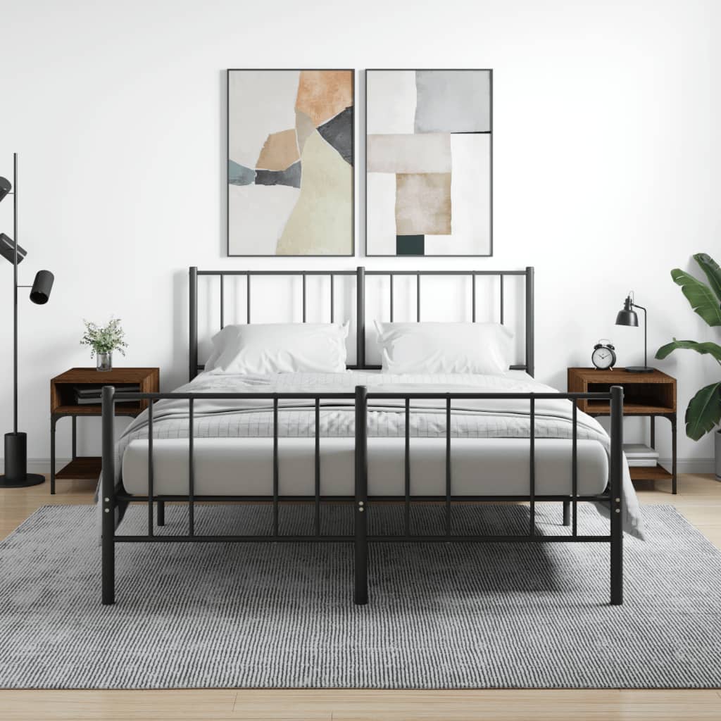 Tables de chevet 2 pcs chêne marron 40x41x50 cm bois ingénierie - XIOS