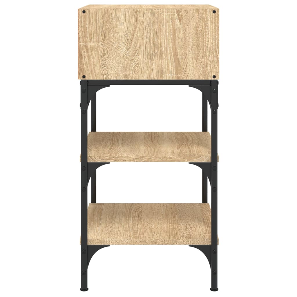 Tables de chevet 2 pcs chêne sonoma 35x34,5x70 cm - XIOS