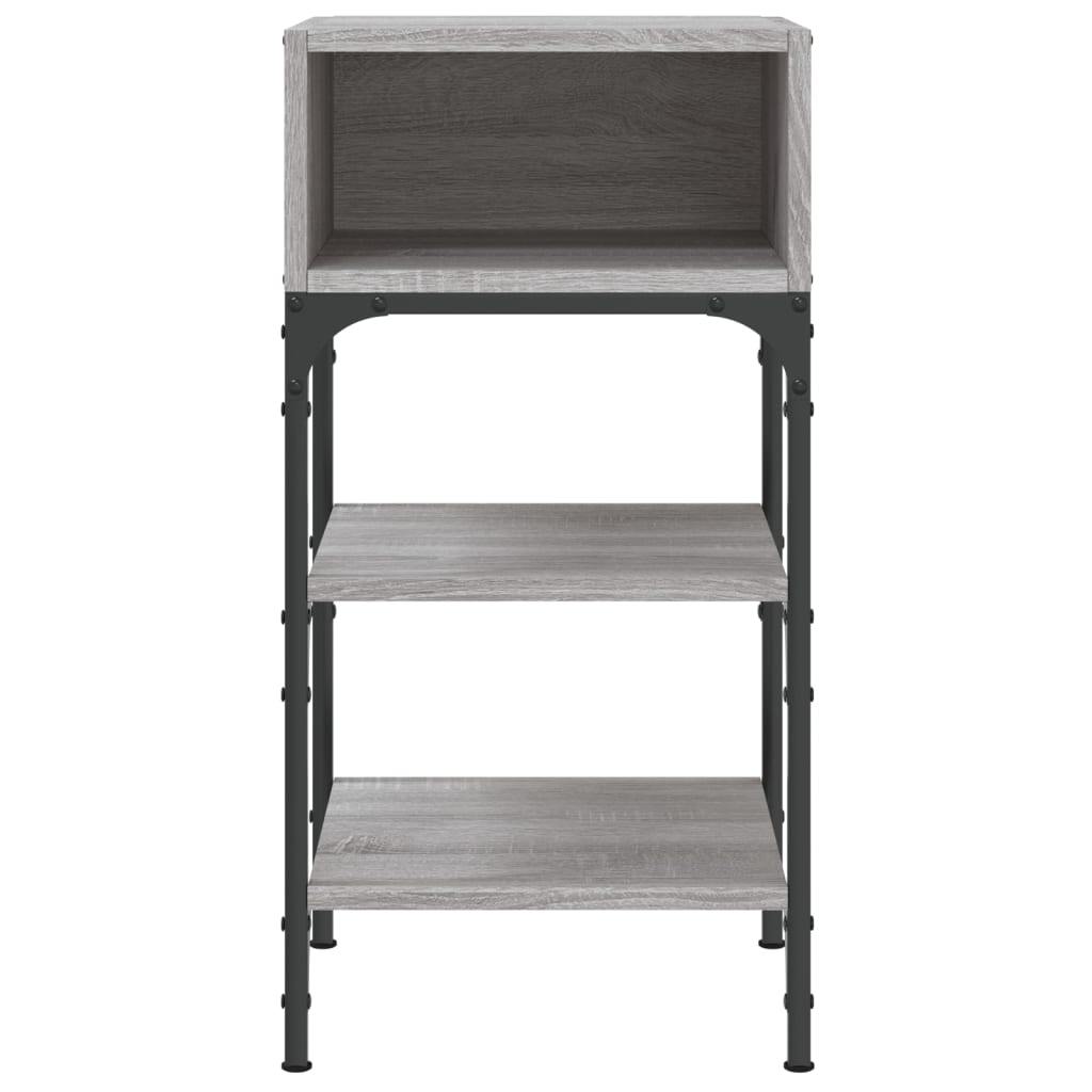 Tables de chevet 2 pcs sonoma gris 35x34,5x70cm bois ingénierie - XIOS