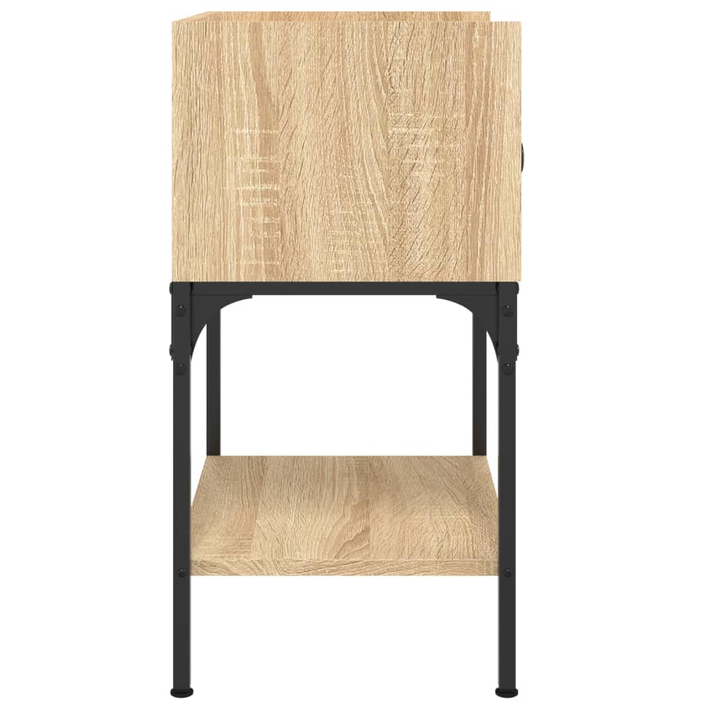 Table de chevet chêne sonoma 40,5x31x60 cm bois d'ingénierie - XIOS